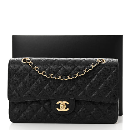 Chanel Caviar Quilted Medium Double Flap Black 11 of 11
