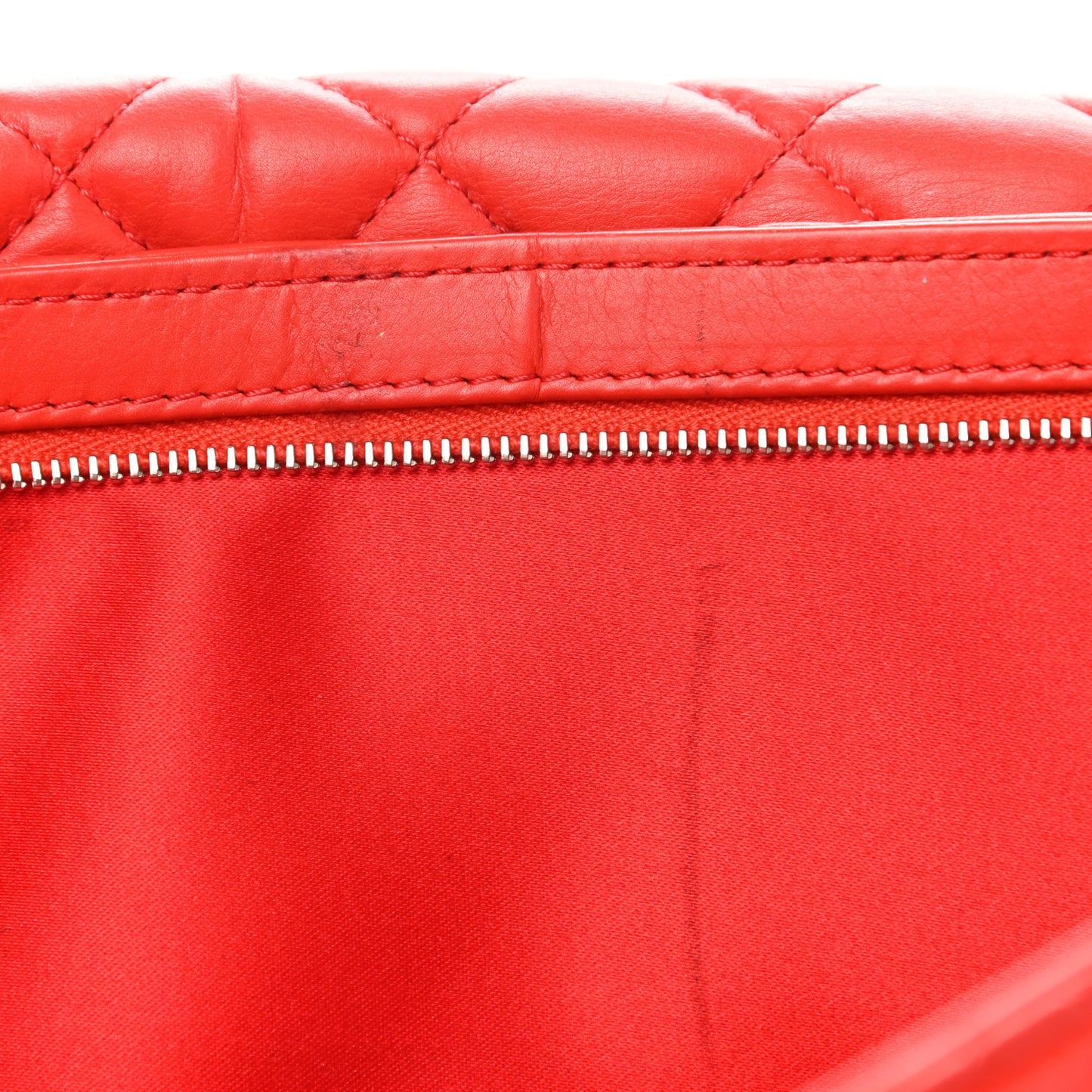 Lambskin Quilted Chanel 3 Maxi Flap Bag Red