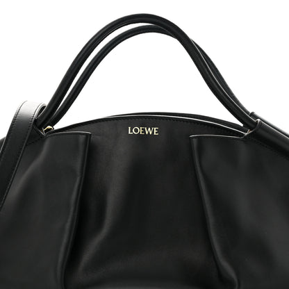 Loewe Shiny Nappa Calfskin Paseo Bag Black 8 of 19