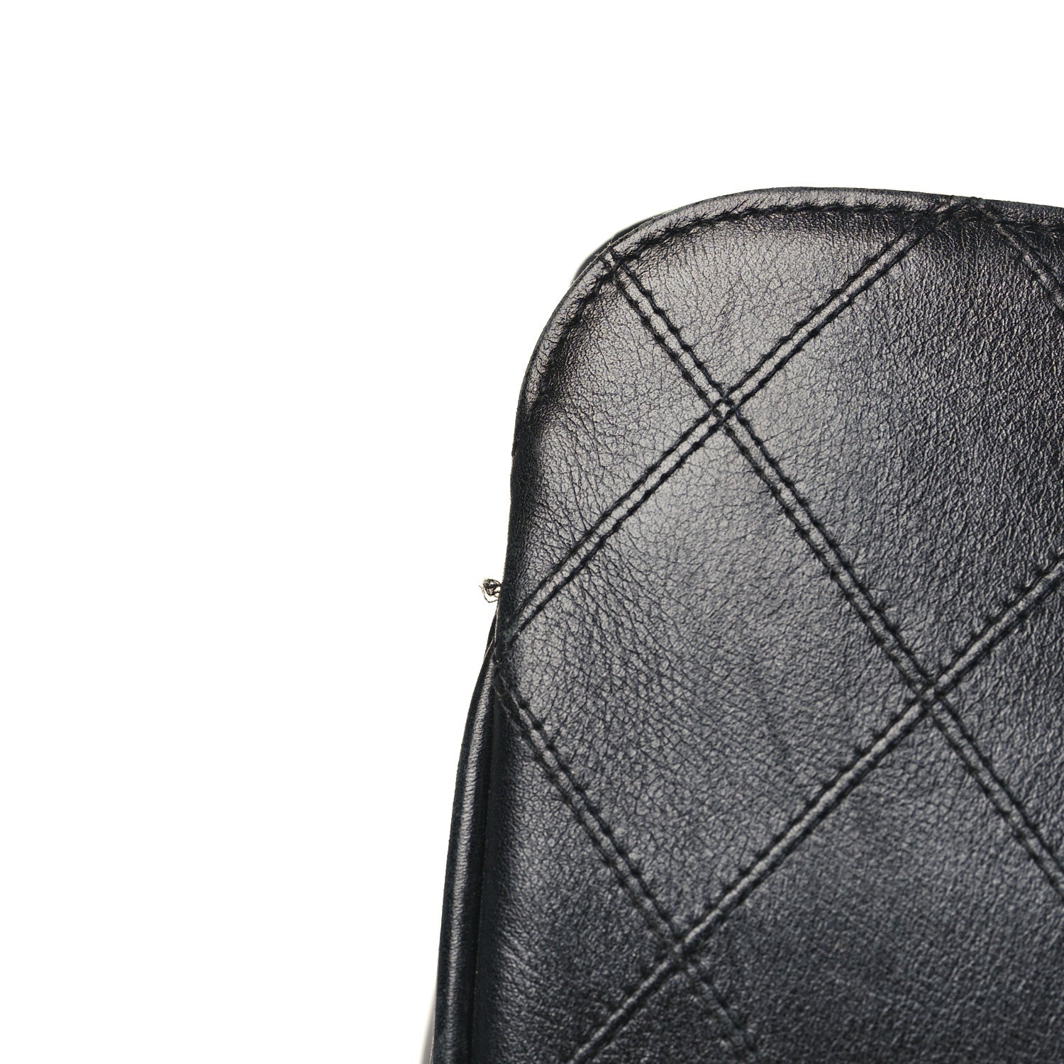 Chanel Calfskin Stitched XL Weekender Black 10 of 10