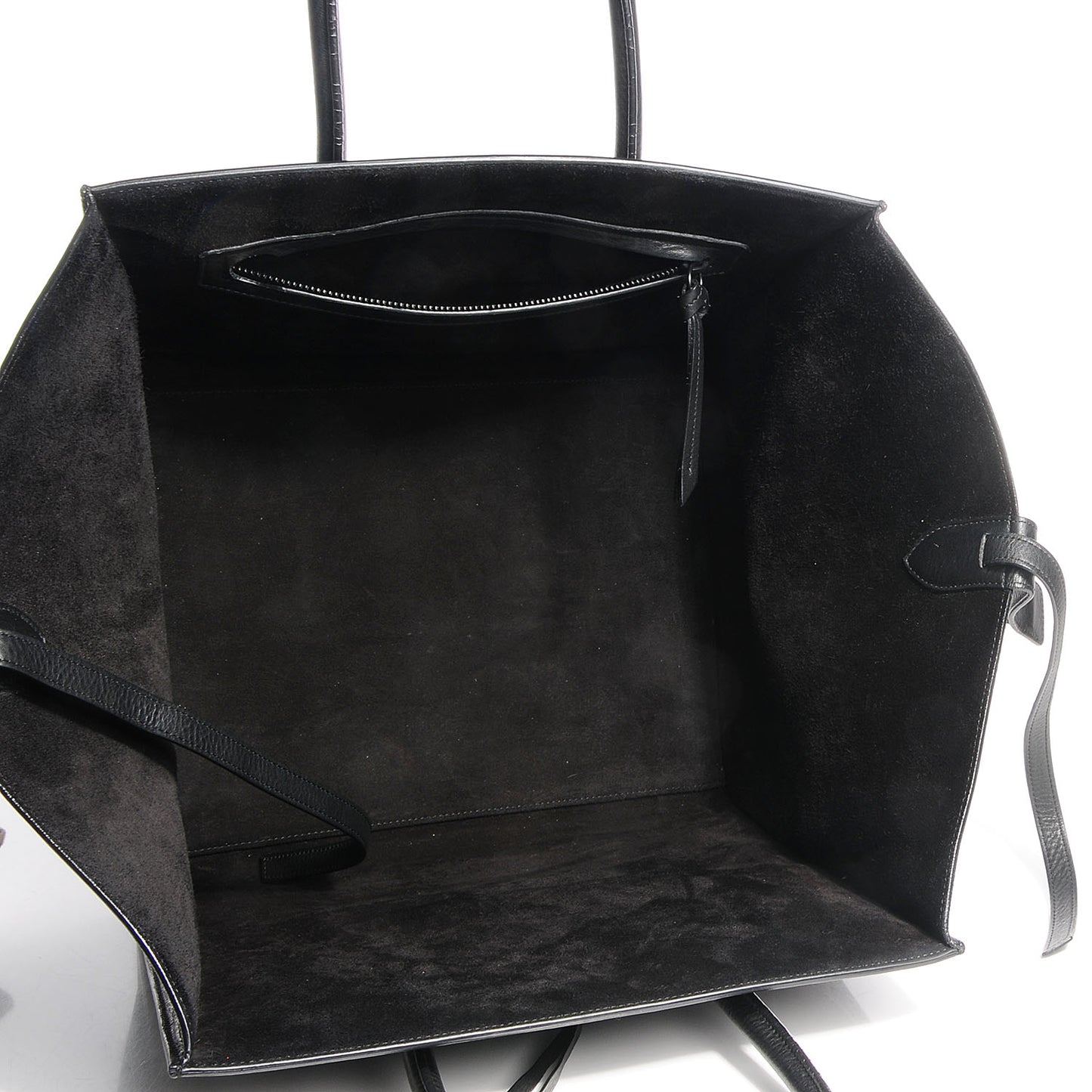Supple Calfskin Medium Phantom Luggage Black