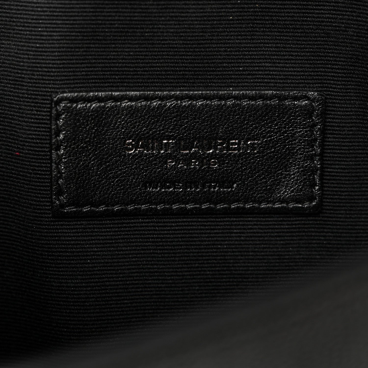 Saint Laurent Grain De Poudre Uptown Pouch Black 6 of 8