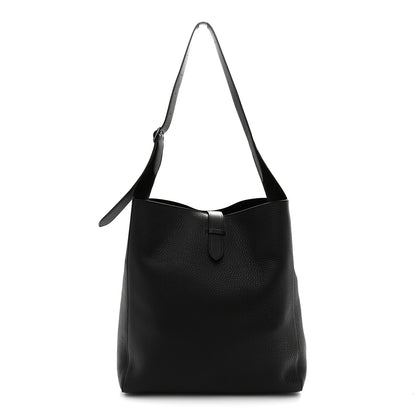 The Row Grained Calfskin Blake Hobo Black 1 of 10