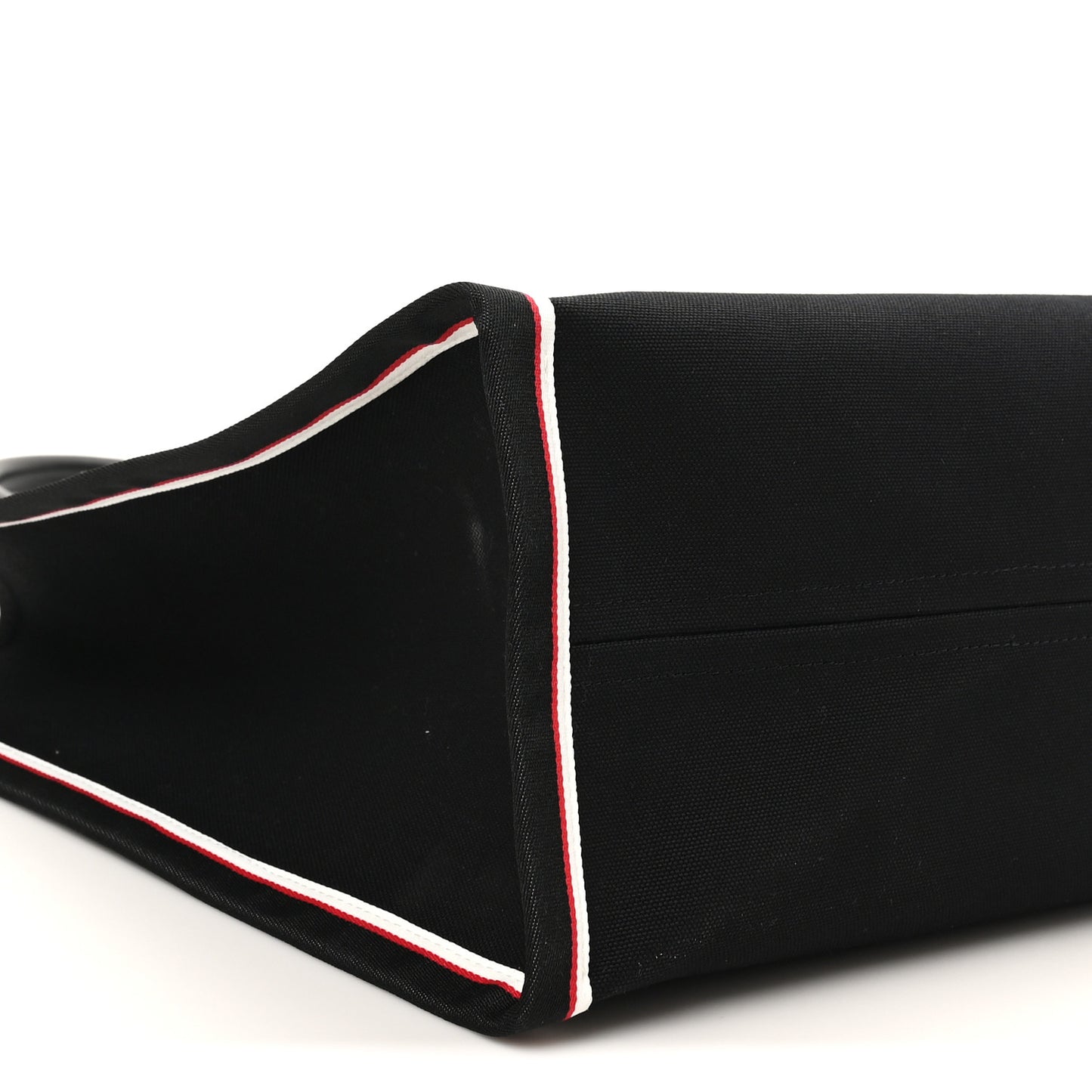 Linen Calfskin Extra Large Nastroloubi F.A.V.L. Tote Black