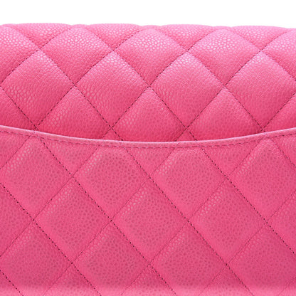 Chanel Iridescent Caviar Quilted Jumbo Double Flap Pink 5 of 11