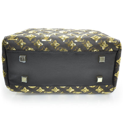 Louis Vuitton Monogram Sequins Eclipse Speedy 28 Gold 4 of 9