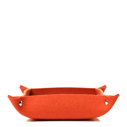 Hermes Felt Mises et Relances Change Tray Orange 4 of 6