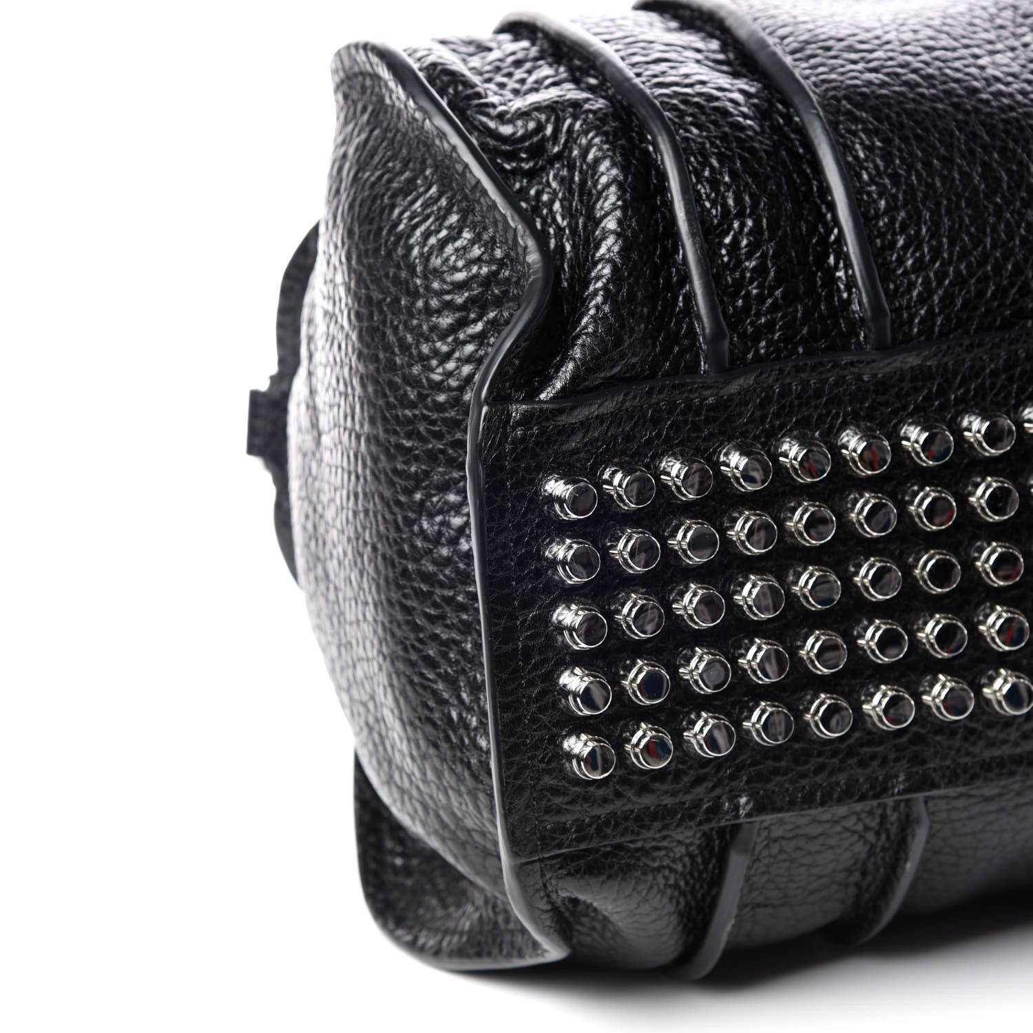 Alexander Wang Pebbled Lambskin Inside Out Rocco Black 5 of 8