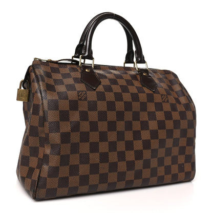 Louis Vuitton Damier Ebene Speedy 30 3 of 10