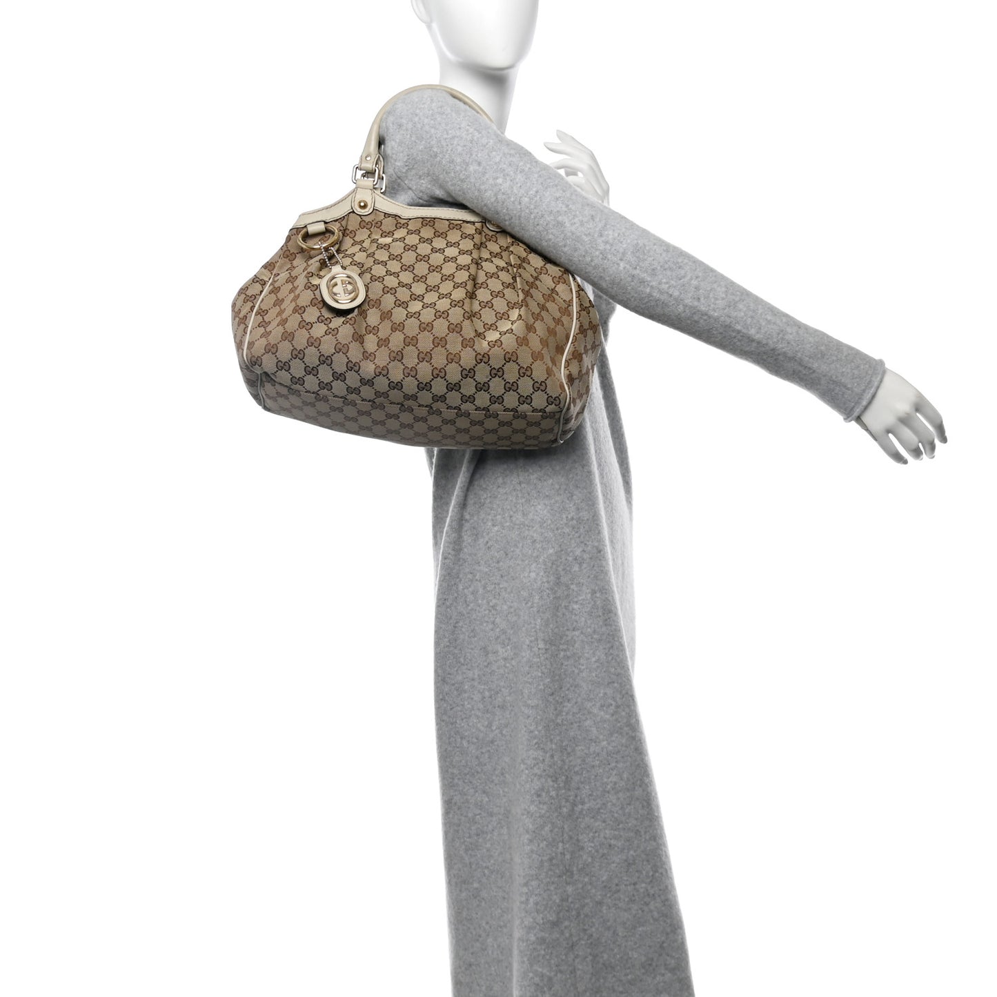 Monogram Medium Sukey Tote Off White