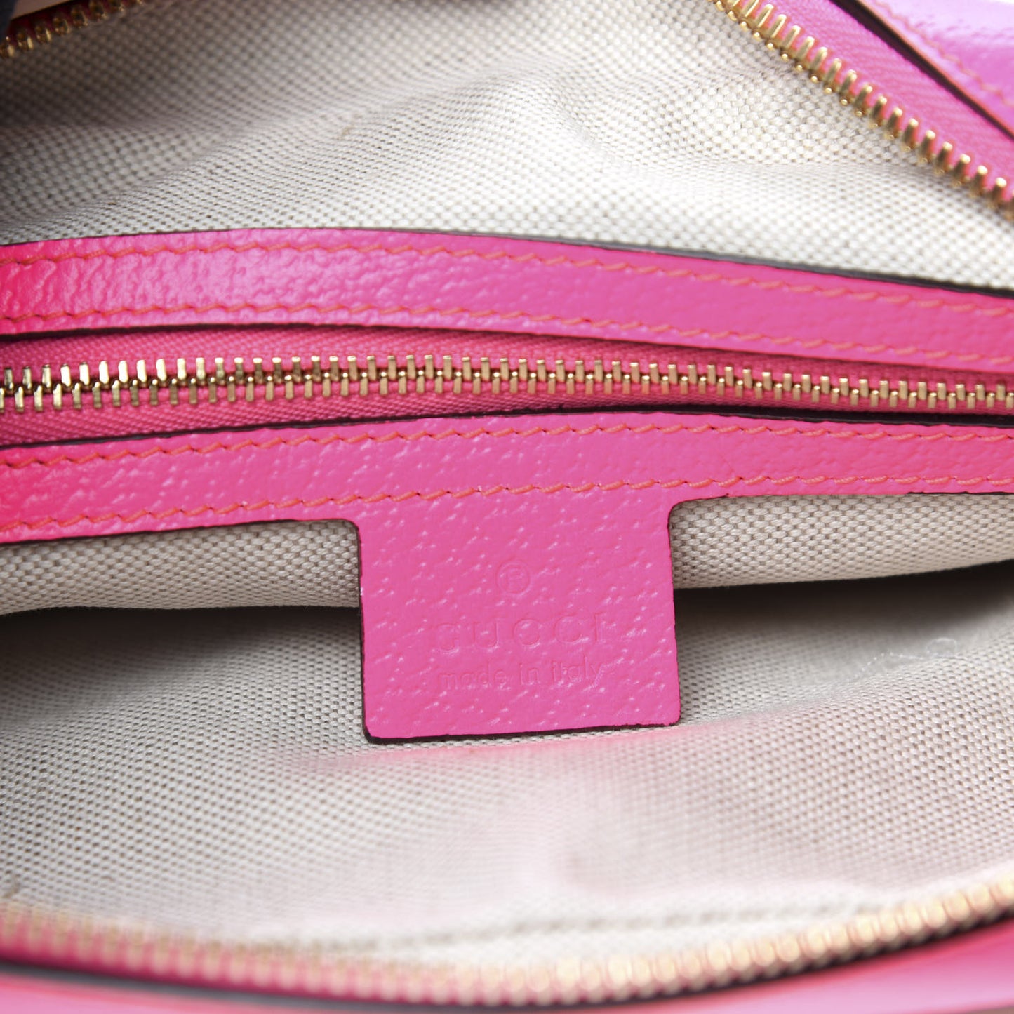 Canvas Flora Floral Shoulder Bag White Fuchsia Fluo