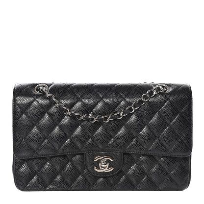 Chanel Caviar Quilted Medium Double Flap Black 1 of 12