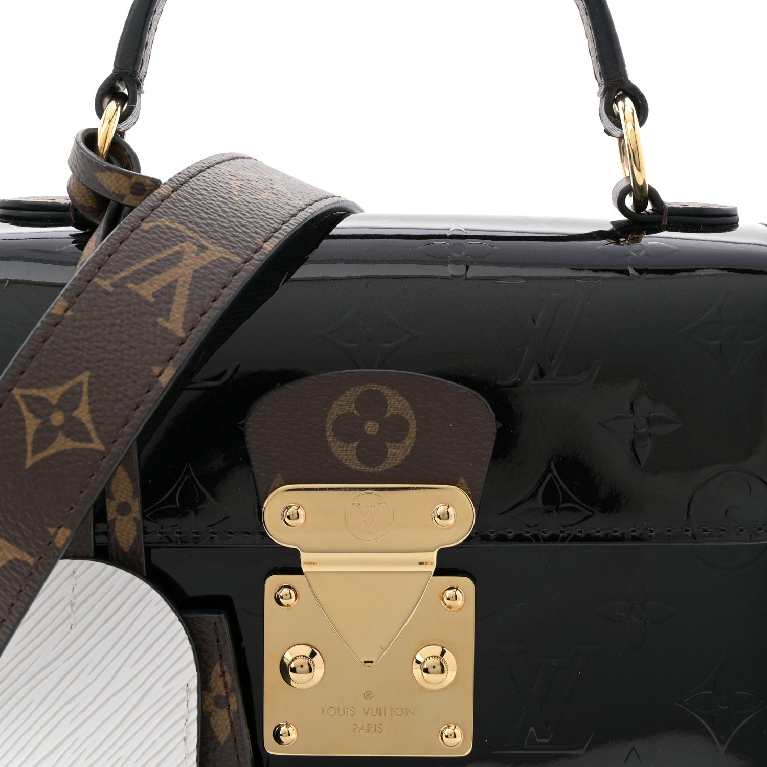 Louis Vuitton Vernis Epi Monogram Spring Street Black 8 of 11