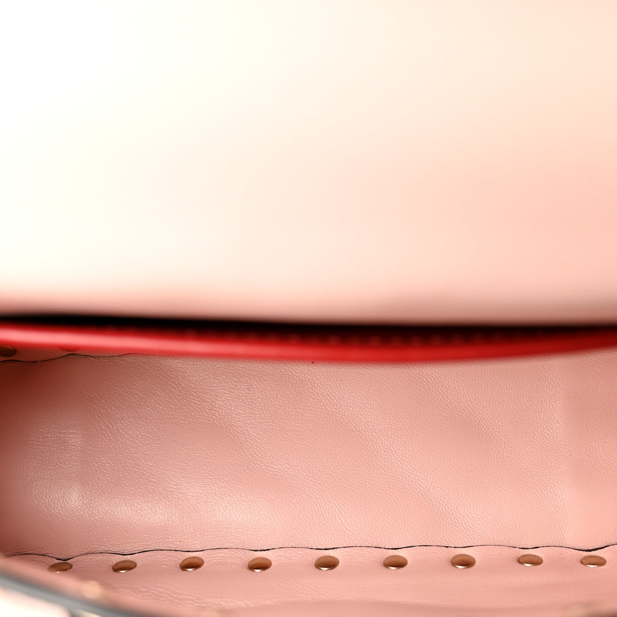 Nappa Small Rockstud Spike Shoulder Bag Water Rose