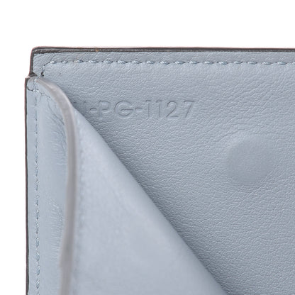 Celine Drummed Calfskin Small Multifunction Folded Wallet Grey 8 of 12