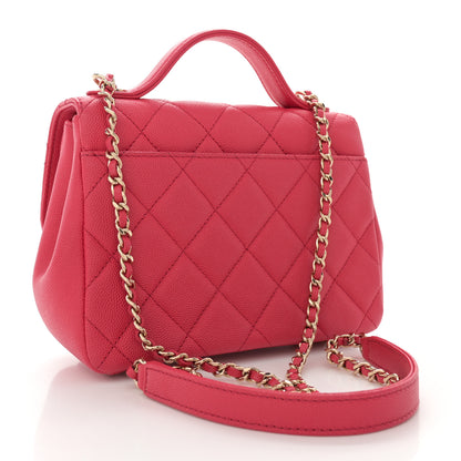Chanel Caviar Quilted Small Business Affinity Flap Red 3 of 10