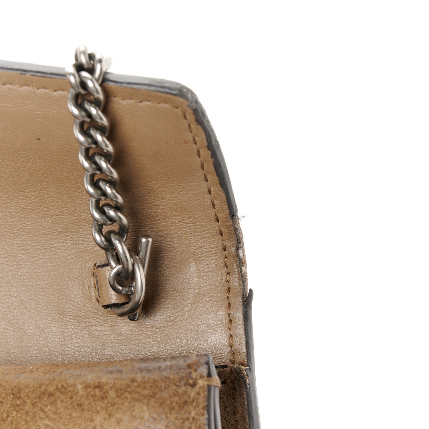 Gucci GG Supreme Monogram Super Mini Dionysus Shoulder Bag Taupe 12 of 14