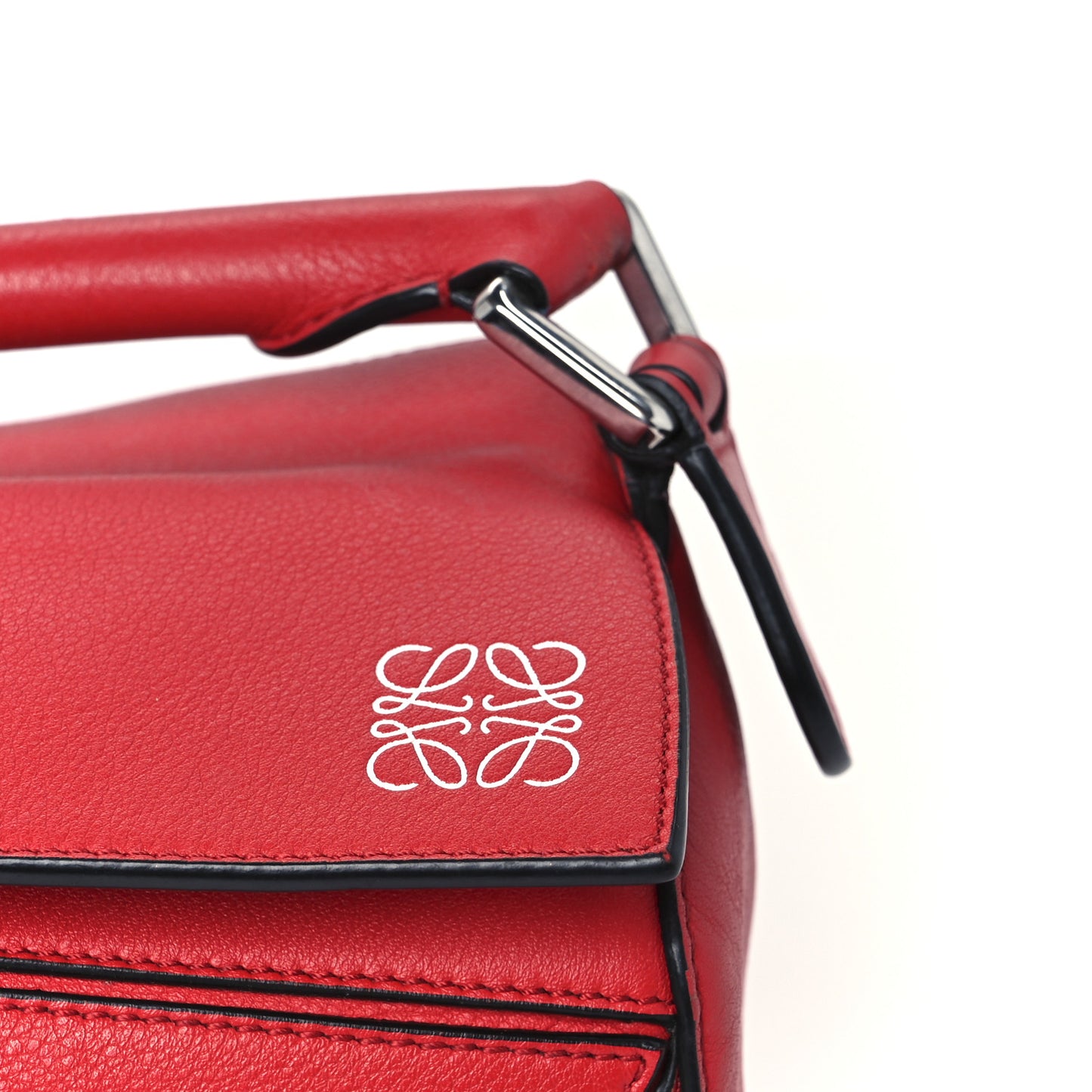 Calfskin Medium Puzzle Bag Scarlet