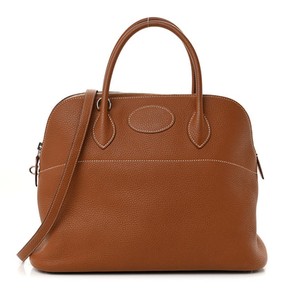 Hermes Taurillon Clemence Bolide 35 Gold 1 of 12