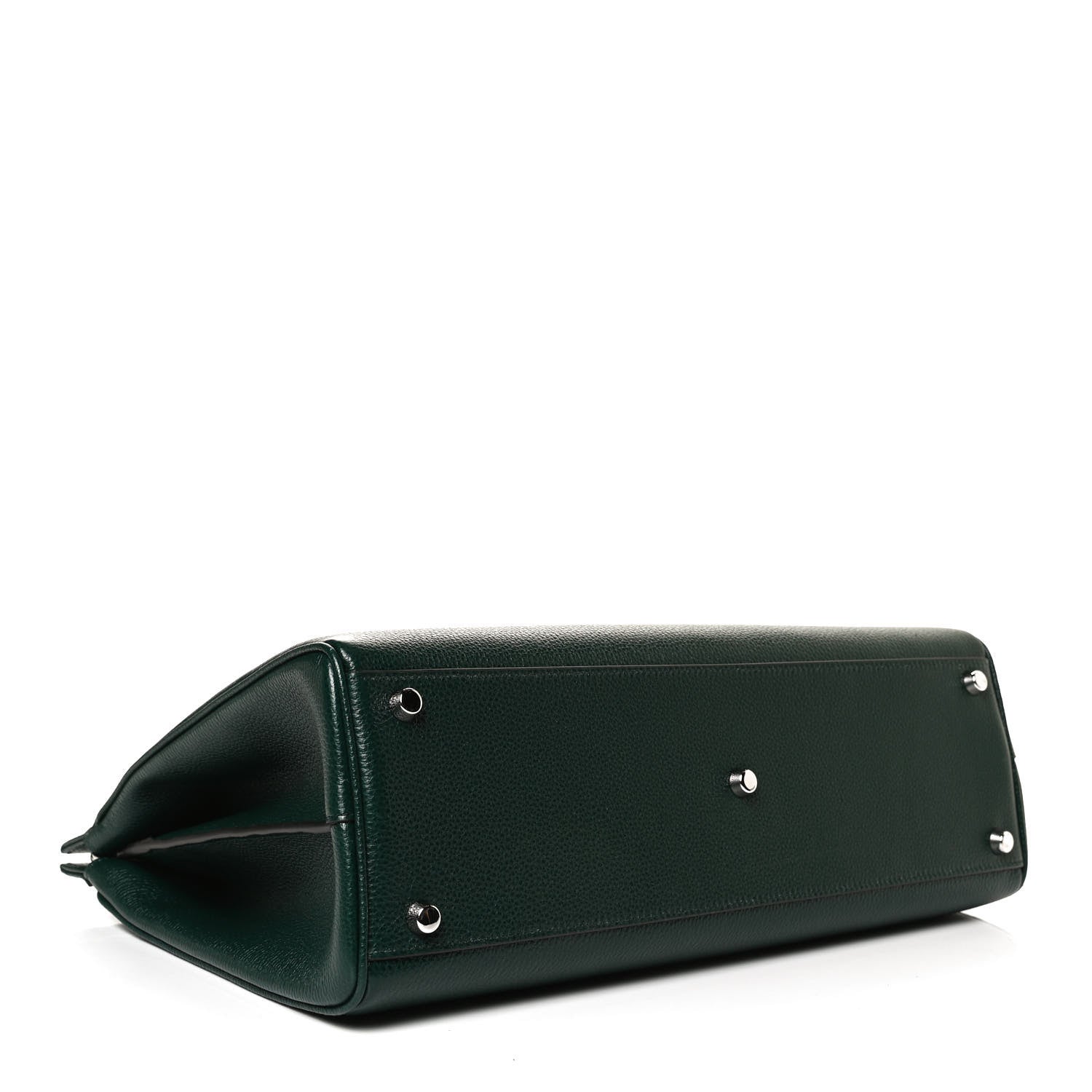 Gucci Grainy Calfskin Medium Zumi Top Handle Bag Vintage Green 4 of 12