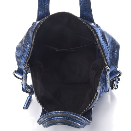 Givenchy Metallic Calfskin Small Nightingale Blue 6 of 20