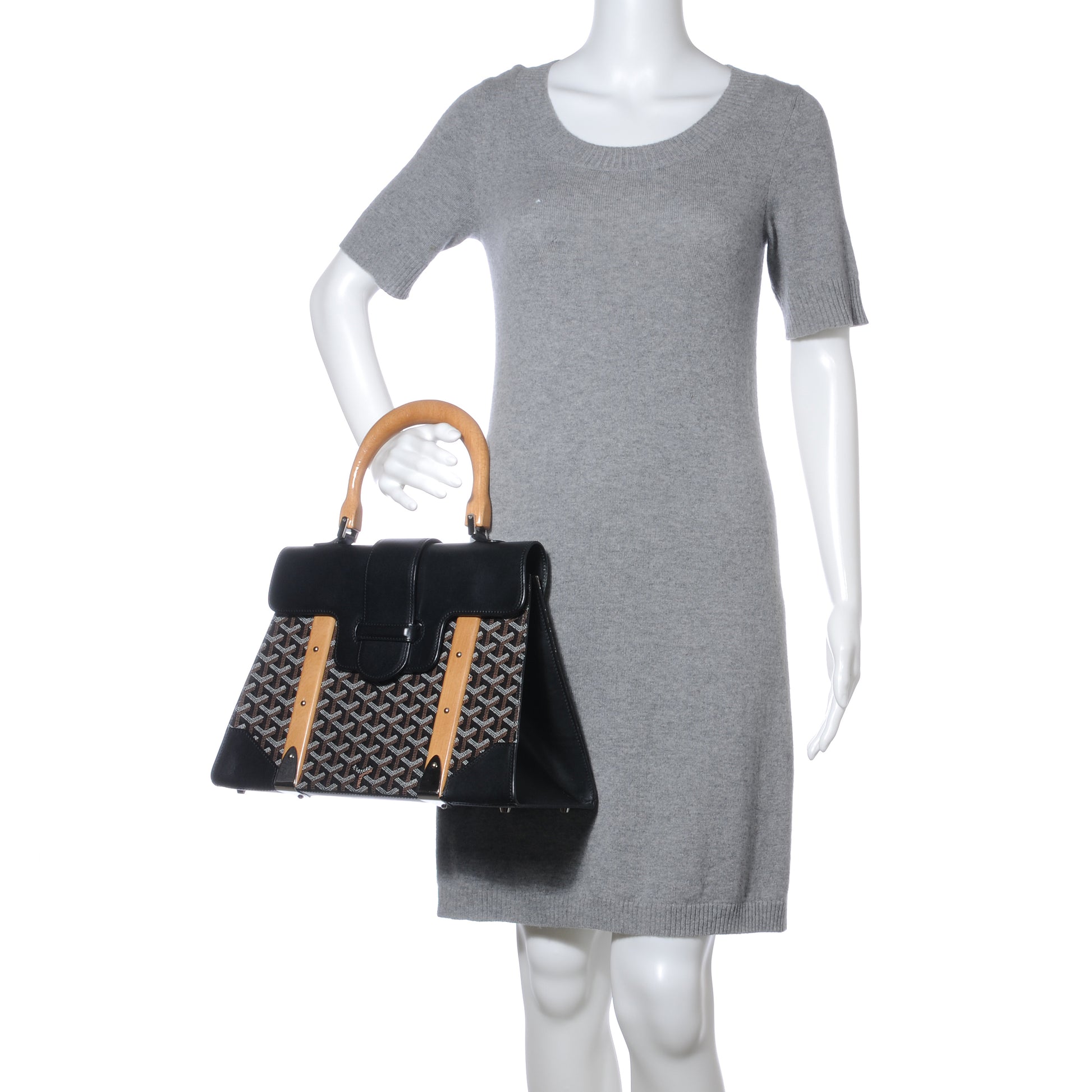 Goyard Goyardine Saigon MM Black 2 of 8