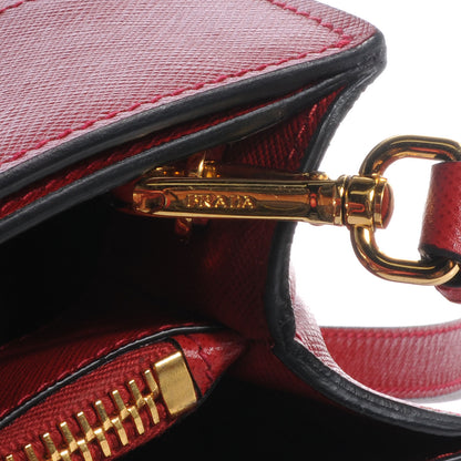 Prada Saffiano Soft Tote Fuoco 9 of 10