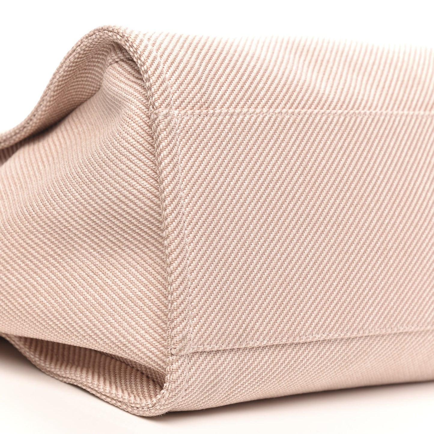 Mixed Fibers Calfskin Medium Deauville Tote Beige