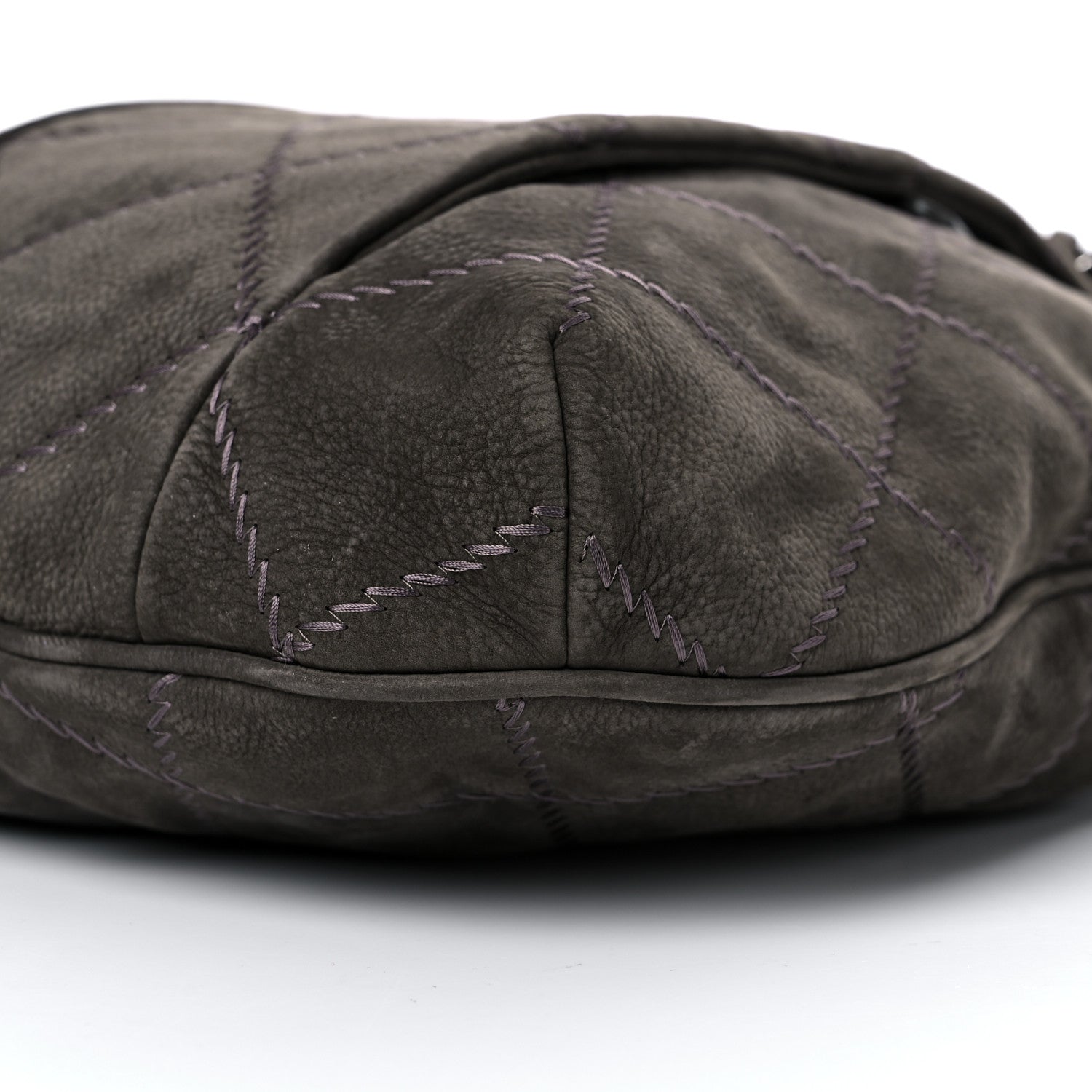 Chanel Suede Ultimate Stitch Hobo Grey 6 of 15