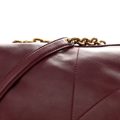 Saint Laurent Lambskin Matelasse Monogram Large Jamie 4.3 New Dark Bordeaux 8 of 13