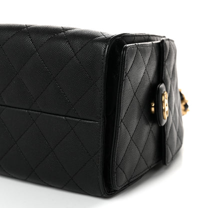 Chanel Caviar Quilted Small Chanel 25 Handbag Black 10 of 12