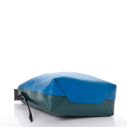 Celine Shiny Smooth Calfskin Small Twisted Cabas Bright Blue Peacock 5 of 10