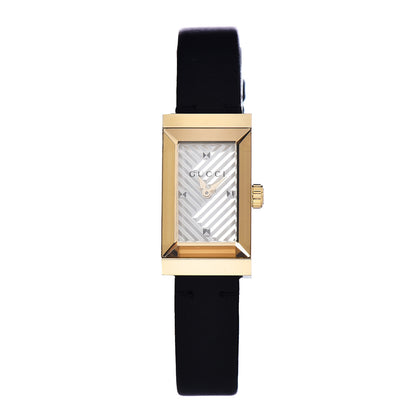 Gucci Stainless Steel Calfskin 14mm G-Frame Quartz Watch 1 of 8
