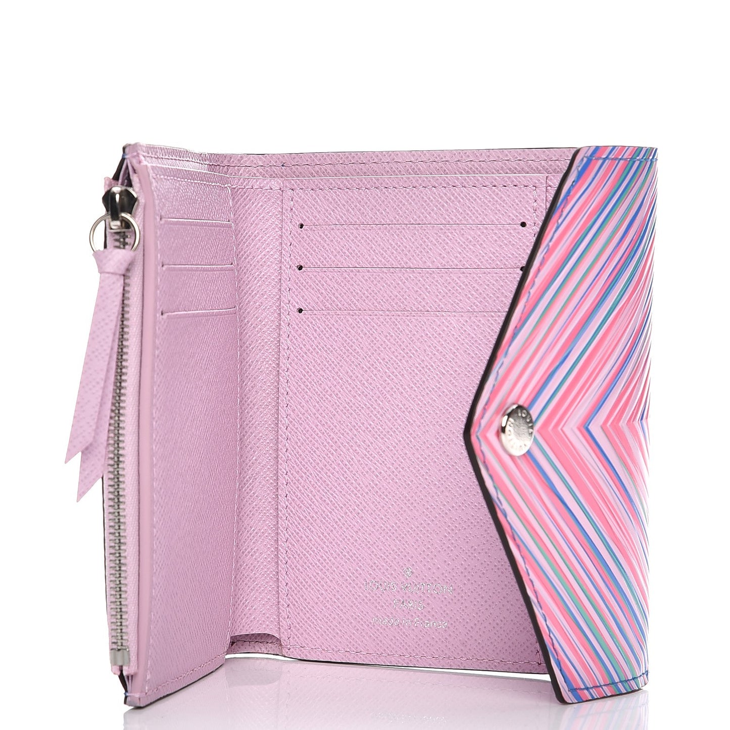 Epi Tropical Victorine Wallet Blue Rose