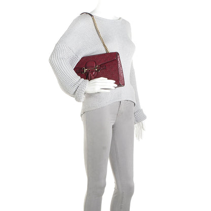 Gucci Soft Guccissima Medium Emily Chain Shoulder Bag Classic Ruby 2 of 8