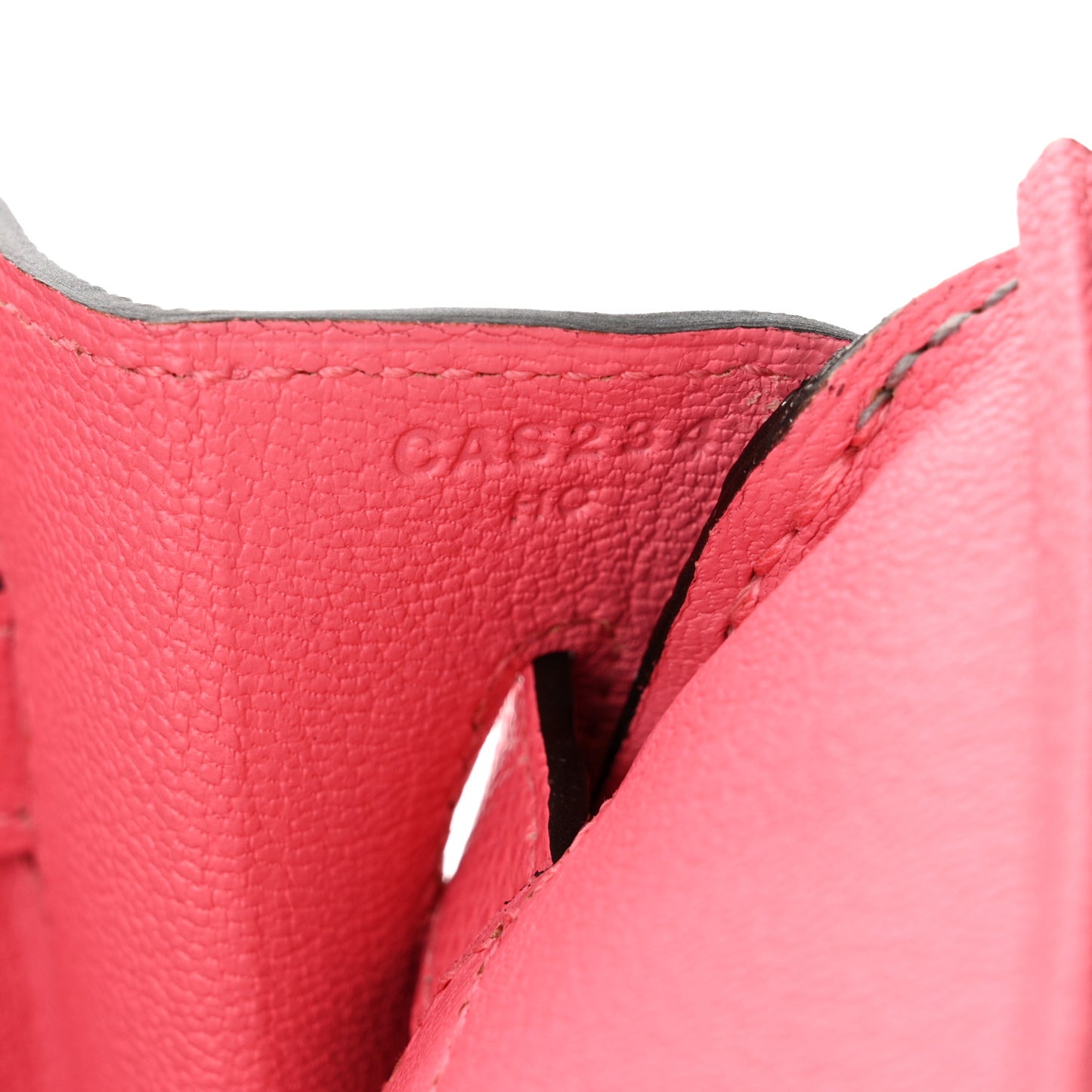 Epsom Horseshoe Birkin 30 Gris Mouette Rose Azalee