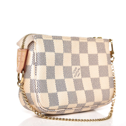 Louis Vuitton Damier Azur Mini Pochette Accessories 3 of 9