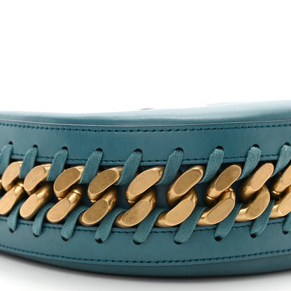 Stella McCartney Eco Alter Nappa Medium Frayme Shoulder Bag Teal 9 of 10