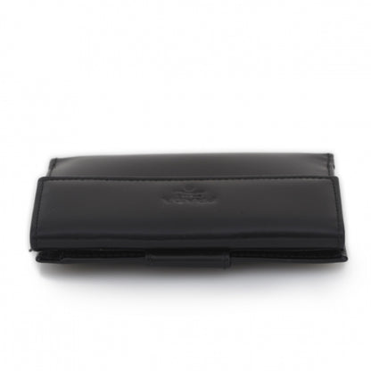 Prada Spazzolato French Flap Wallet Black 3 of 10