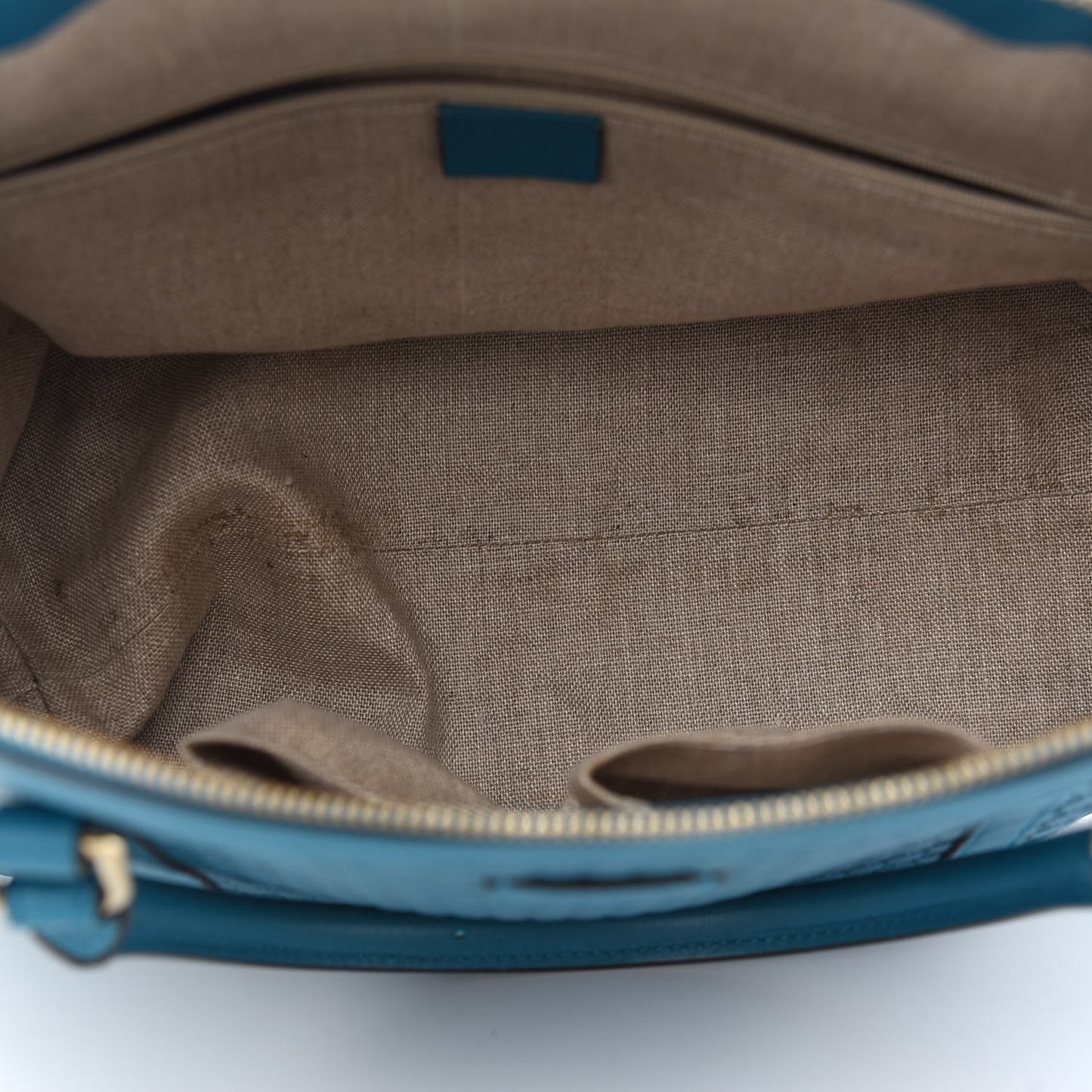 Soft Microguccissima Dome Satchel Deep Cobalt