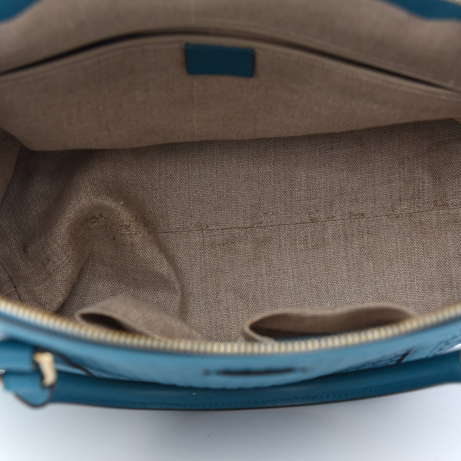 Gucci Soft Microguccissima Dome Satchel Deep Cobalt 5 of 11