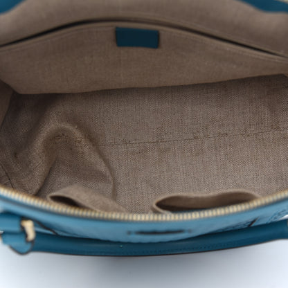 Gucci Soft Microguccissima Dome Satchel Deep Cobalt 5 of 11