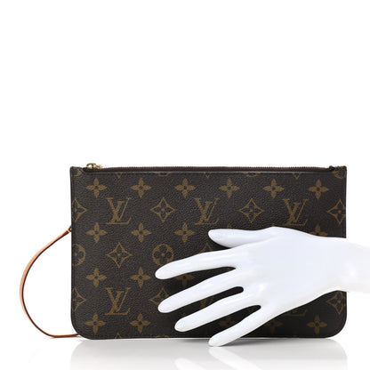 Louis Vuitton Monogram Neverfull MM GM Pochette 2 of 11