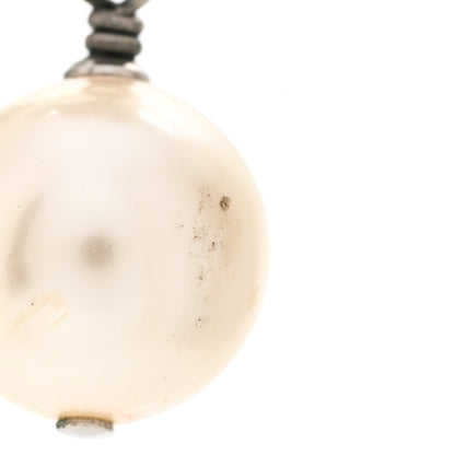 Chanel crystal CC pearl earrings 6 of 7