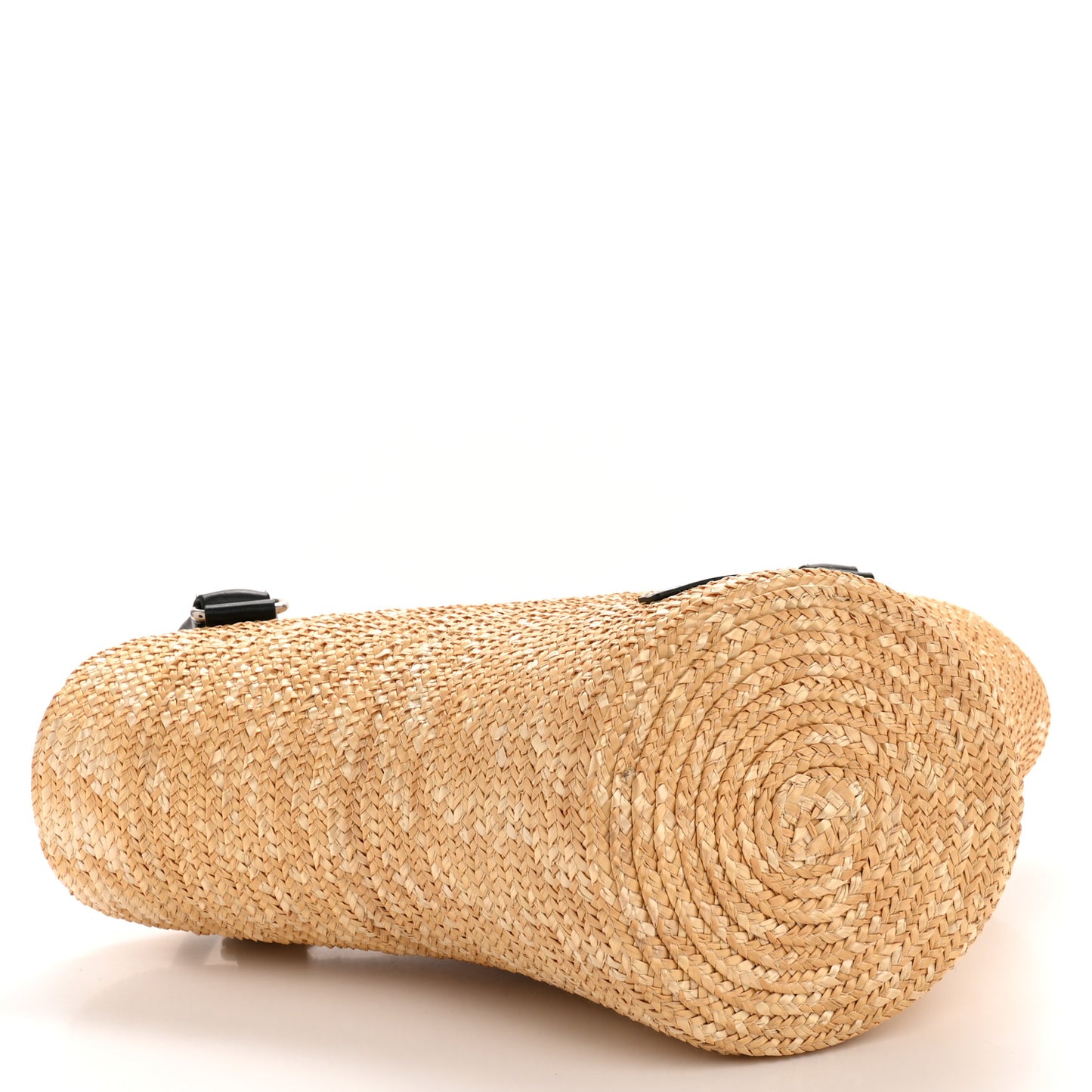 Raffia Woven Medium Basket Tote Natural