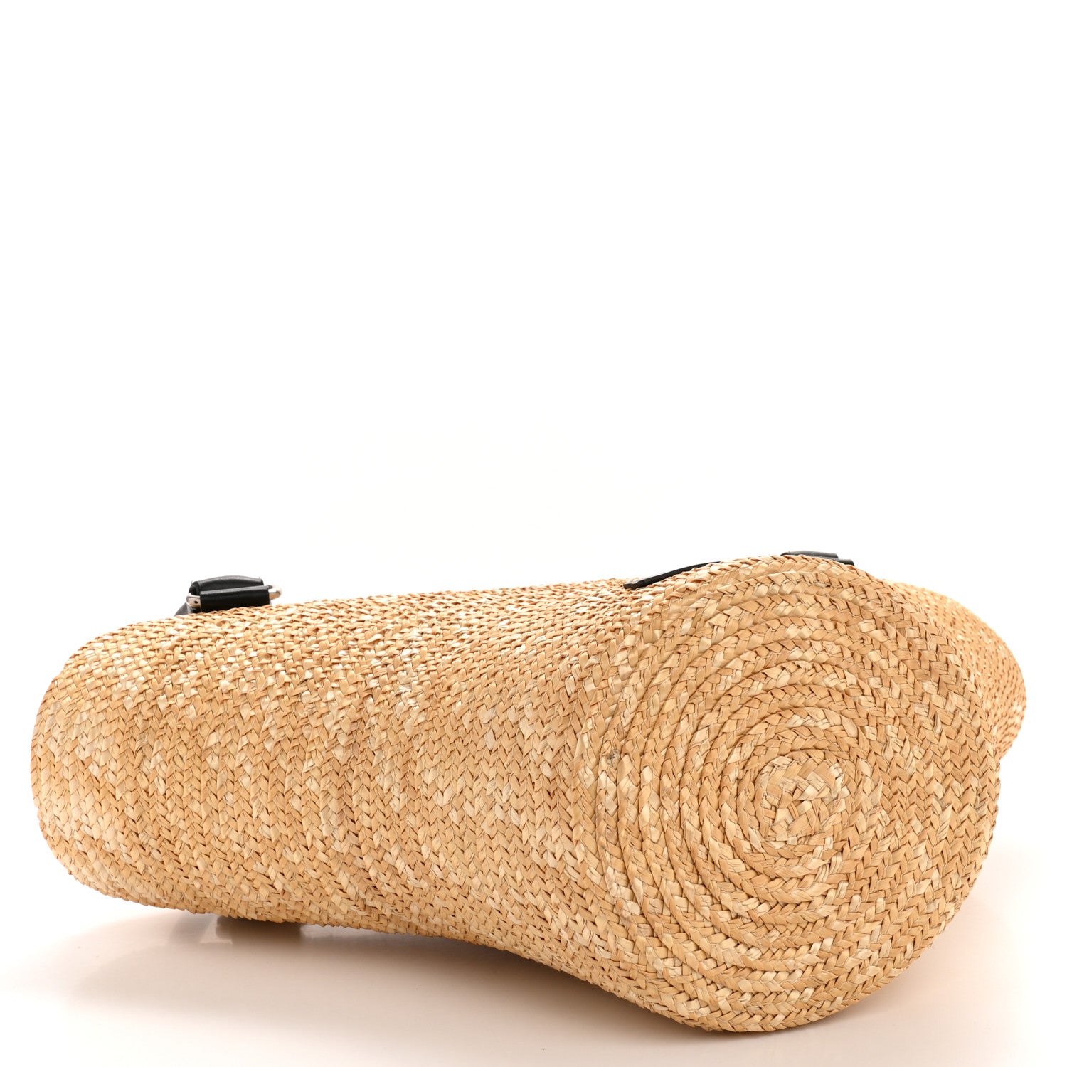 Balenciaga Raffia Woven Medium Basket Tote Natural 4 of 15