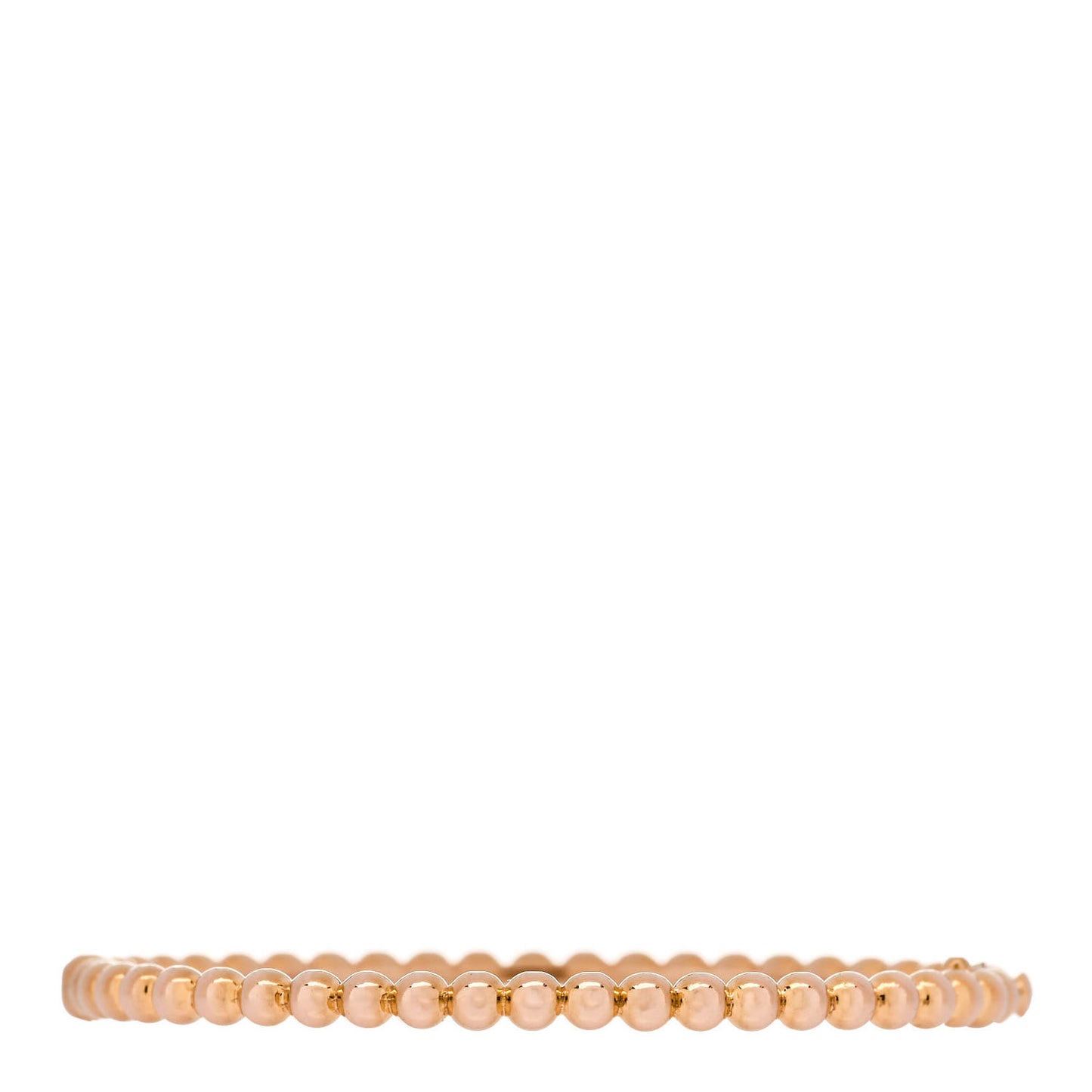 18K Rose Gold Perlee Pearls of Gold Bracelet S