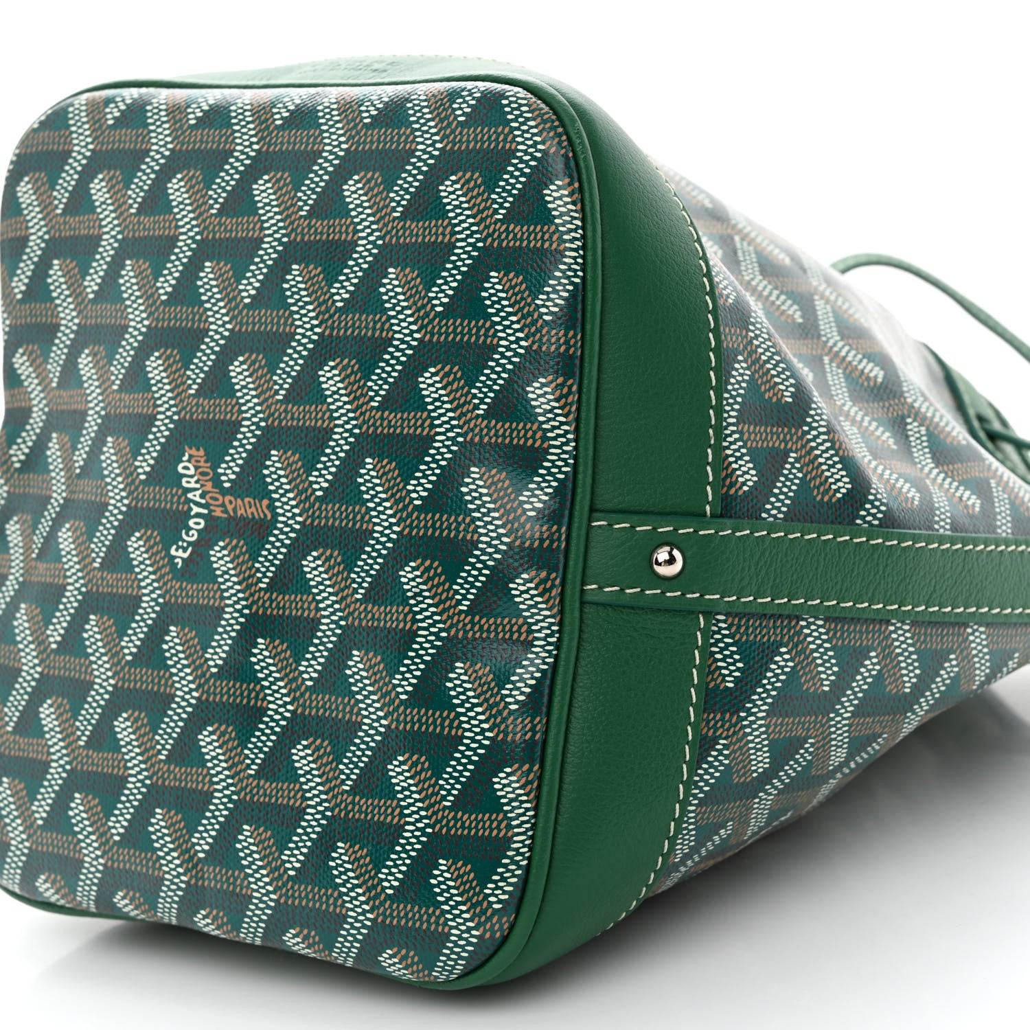 Goyard Goyardine Petit Flot Bucket Bag PM Green 9 of 9