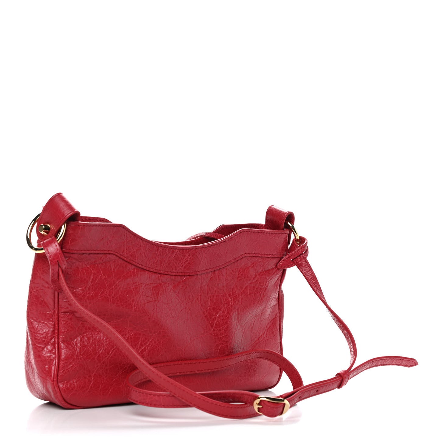 Agneau Classic Gold Hardware Hip Rouge Sapphire