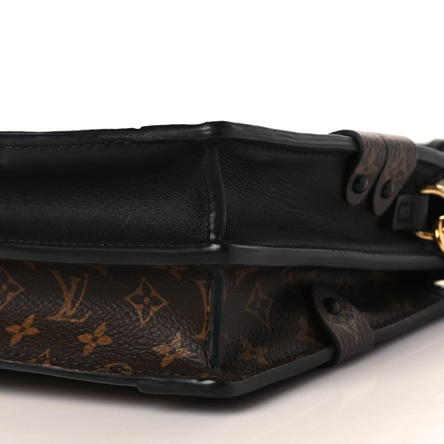 Reverse Monogram Trunk Clutch